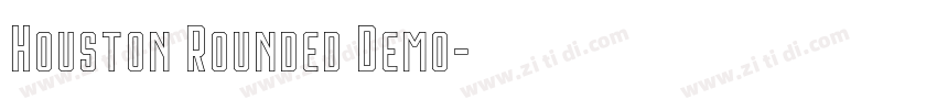 Houston Rounded Demo字体转换